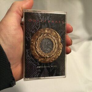 WHITESNAKE’S Greatest Hits (Cassette, Geffen Records, 1997) White Snake